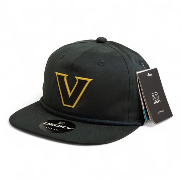 Vanderbilt Commodores Black 3D Classic Rope Hat- Charcoal - Picture 2 of 3